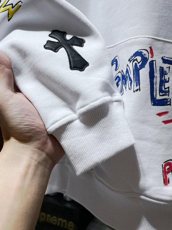 ブランドパーカー角部分ディテール